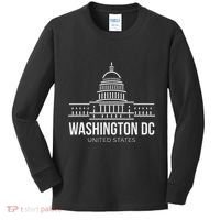 Washington Dc Capitol Hill Usa City Landmark Kids Long Sleeve Shirt thumb 0