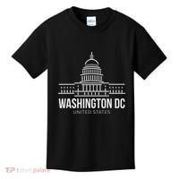 Washington Dc Capitol Hill Usa City Landmark Kids T-Shirt thumb 0