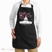 Washington DC Capitol Building Cherry Blossoms TShirt Apron thumb 2