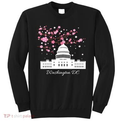 Washington DC Capitol Building Cherry Blossoms TShirt Sweatshirt