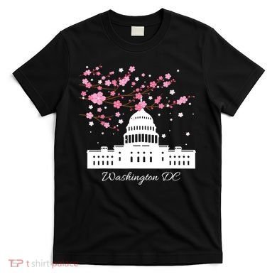 Washington DC Capitol Building Cherry Blossoms TShirt T-Shirt