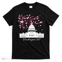 Washington DC Capitol Building Cherry Blossoms TShirt T-Shirt thumb 0