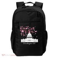 Washington DC Capitol Building Cherry Blossoms TShirt Backpack thumb 0