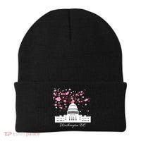 Washington DC Capitol Building Cherry Blossoms TShirt Beanie thumb 0