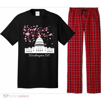 Washington DC Capitol Building Cherry Blossoms TShirt Pajama Set