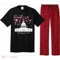 Washington DC Capitol Building Cherry Blossoms TShirt Pajama Set thumb 0