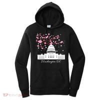 Washington DC Capitol Building Cherry Blossoms TShirt Women's Hoodie thumb 0