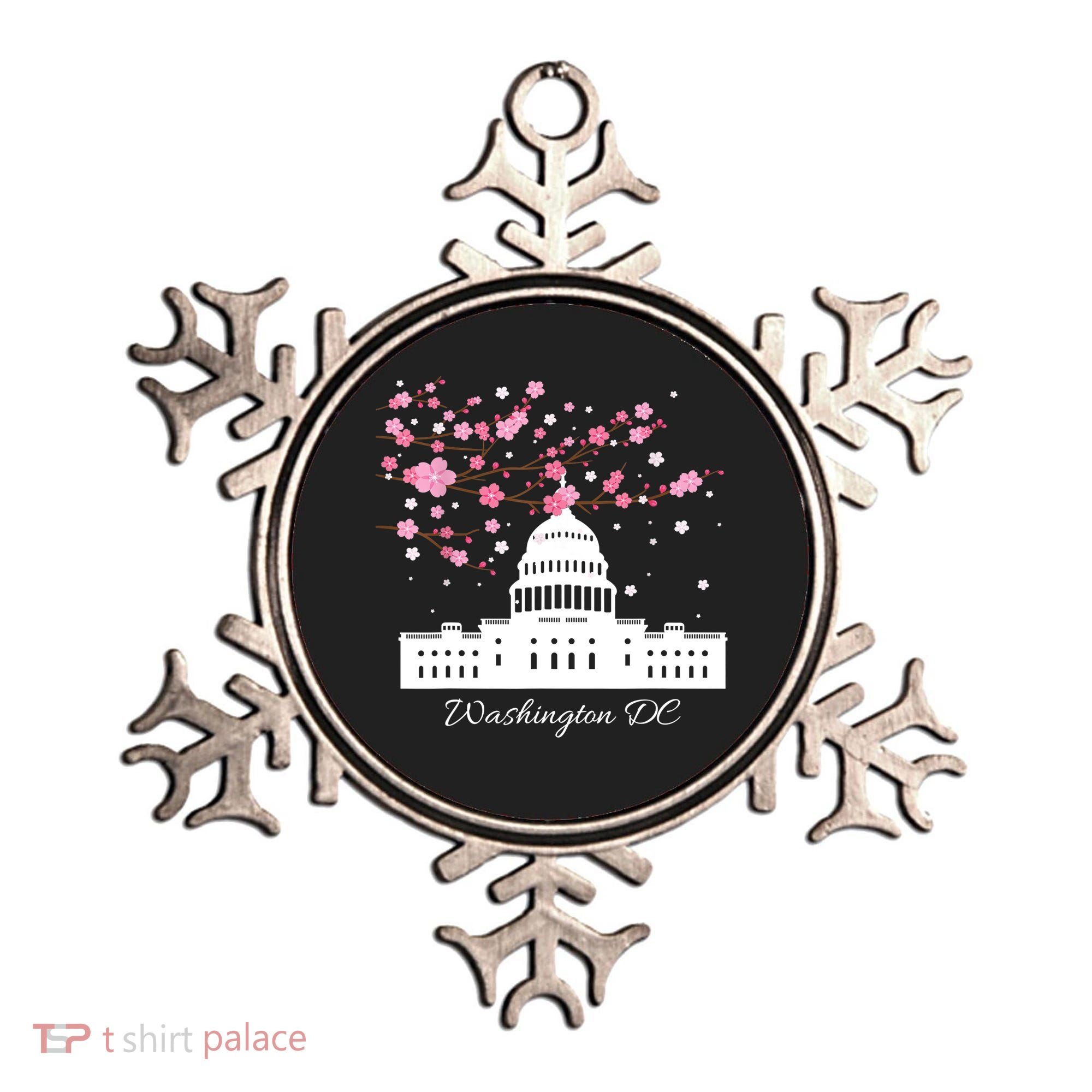 Washington DC Capitol Building Cherry Blossoms TShirt Ornament