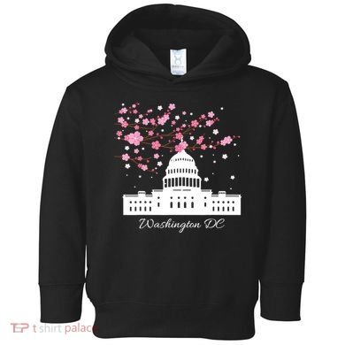 Washington DC Capitol Building Cherry Blossoms TShirt Toddler Hoodie