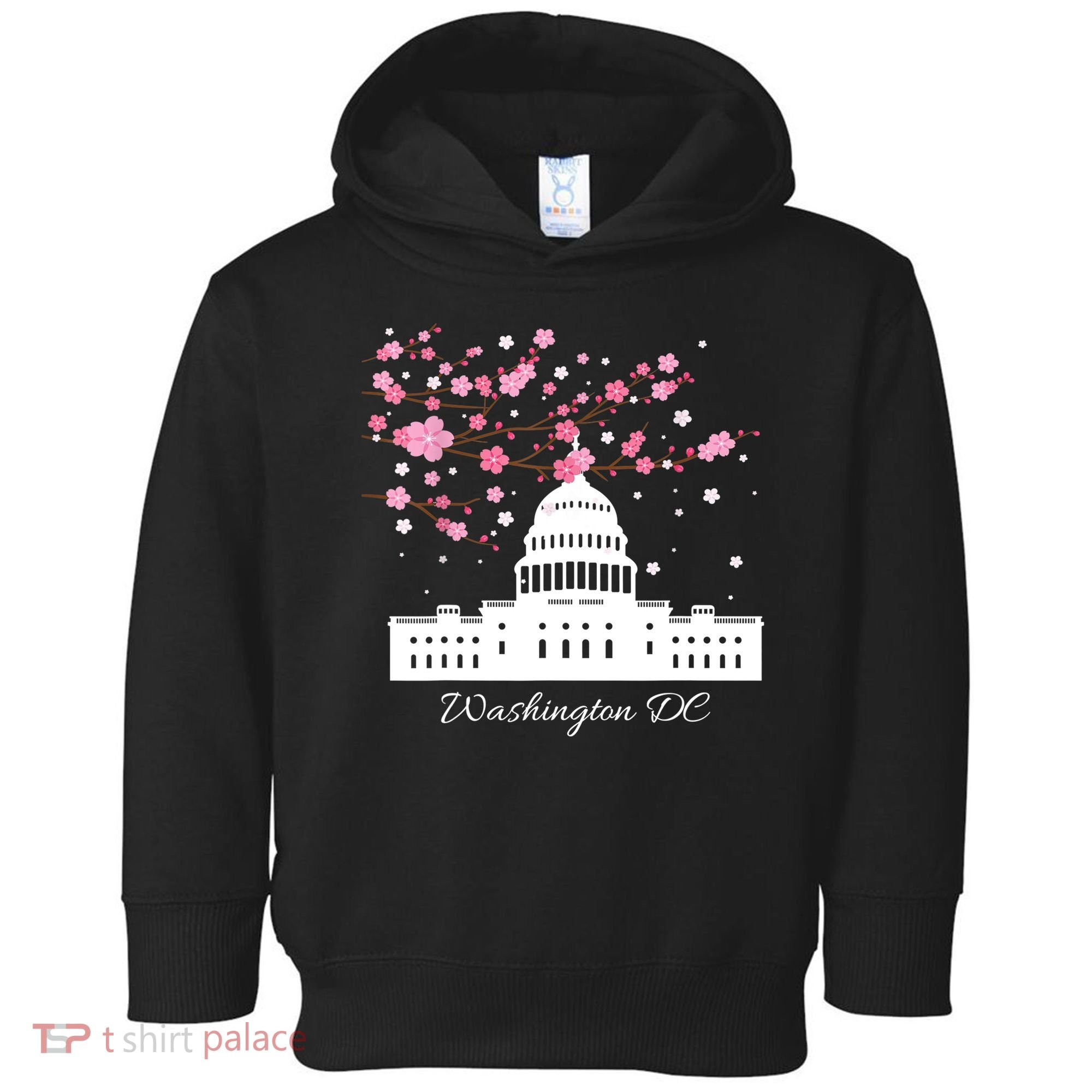 Washington DC Capitol Building Cherry Blossoms TShirt Toddler Hoodie