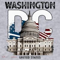 Washington Dc Capitol Hill Usa Souvenirs Gifts Women's Sweatshirt thumb 2