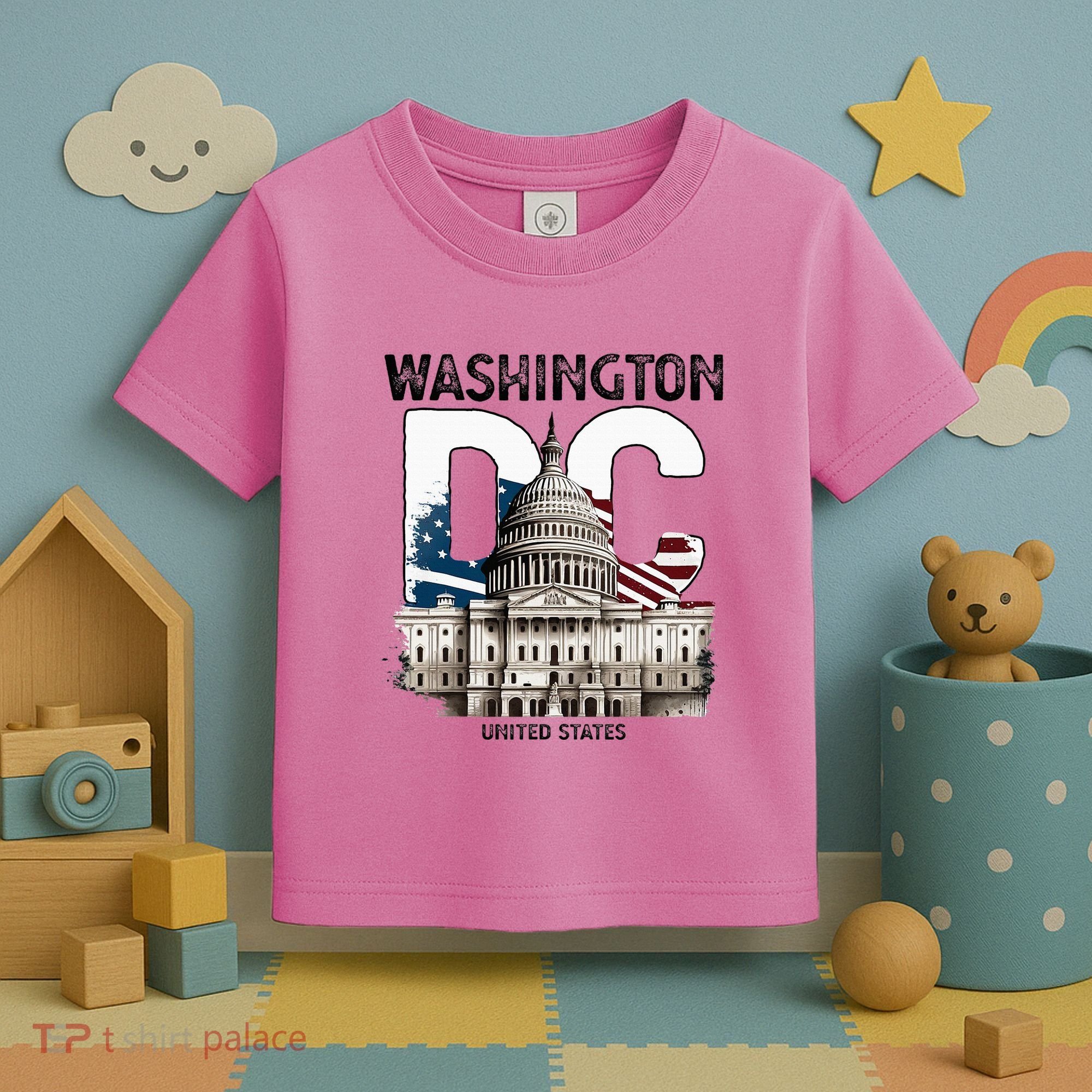 Washington Dc Capitol Hill Usa Souvenirs Gifts Toddler T-Shirt