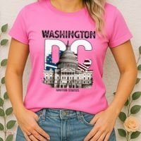 Washington Dc Capitol Hill Usa Souvenirs Gifts Women's T-Shirt thumb 2