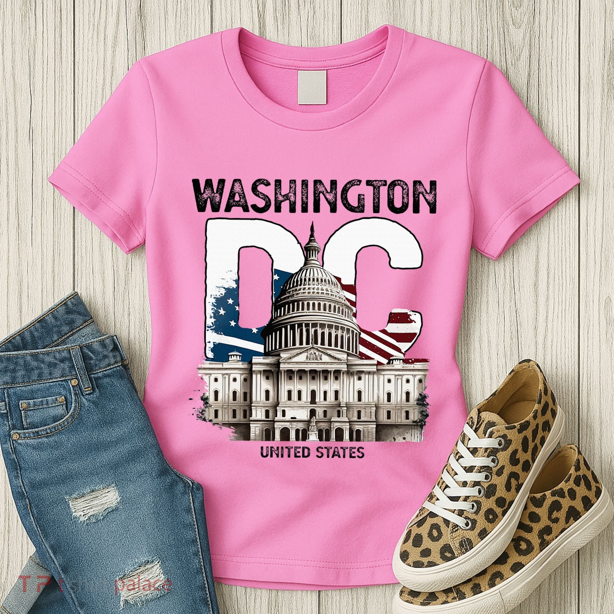 Washington Dc Capitol Hill Usa Souvenirs Gifts Women's T-Shirt