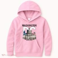Washington Dc Capitol Hill Usa Souvenirs Gifts Kids Hoodie thumb 0