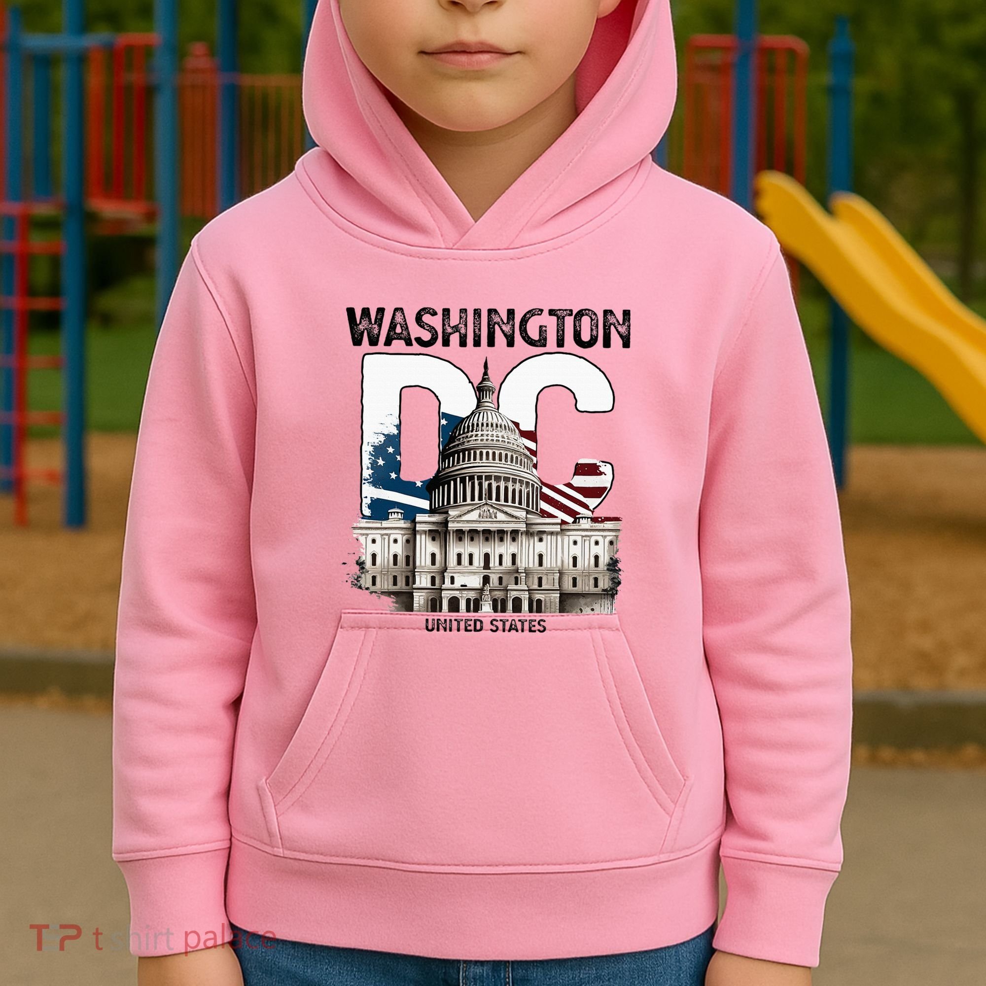 Washington Dc Capitol Hill Usa Souvenirs Gifts Kids Hoodie