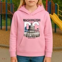 Washington Dc Capitol Hill Usa Souvenirs Gifts Kids Hoodie thumb 3