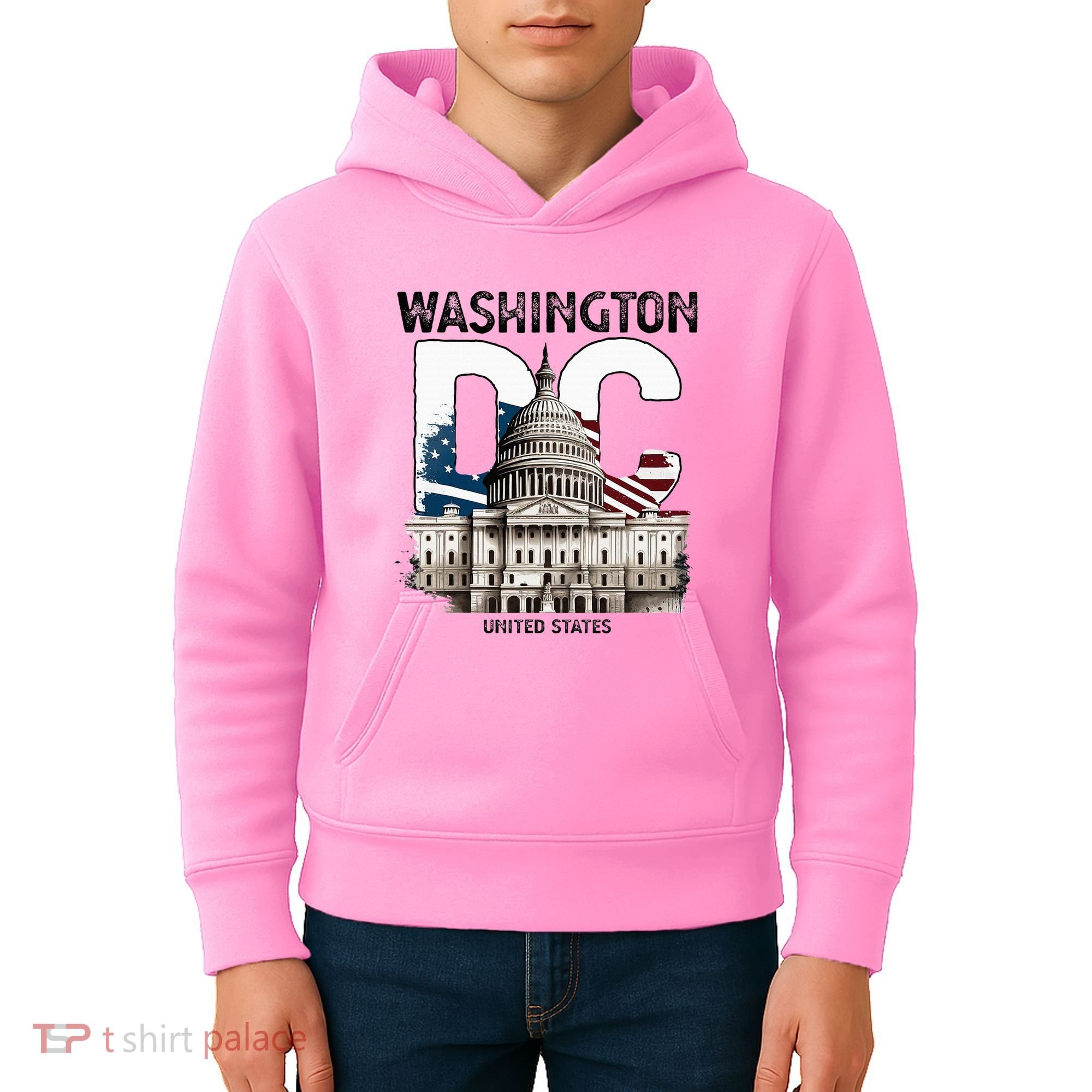 Washington Dc Capitol Hill Usa Souvenirs Gifts Kids Hoodie