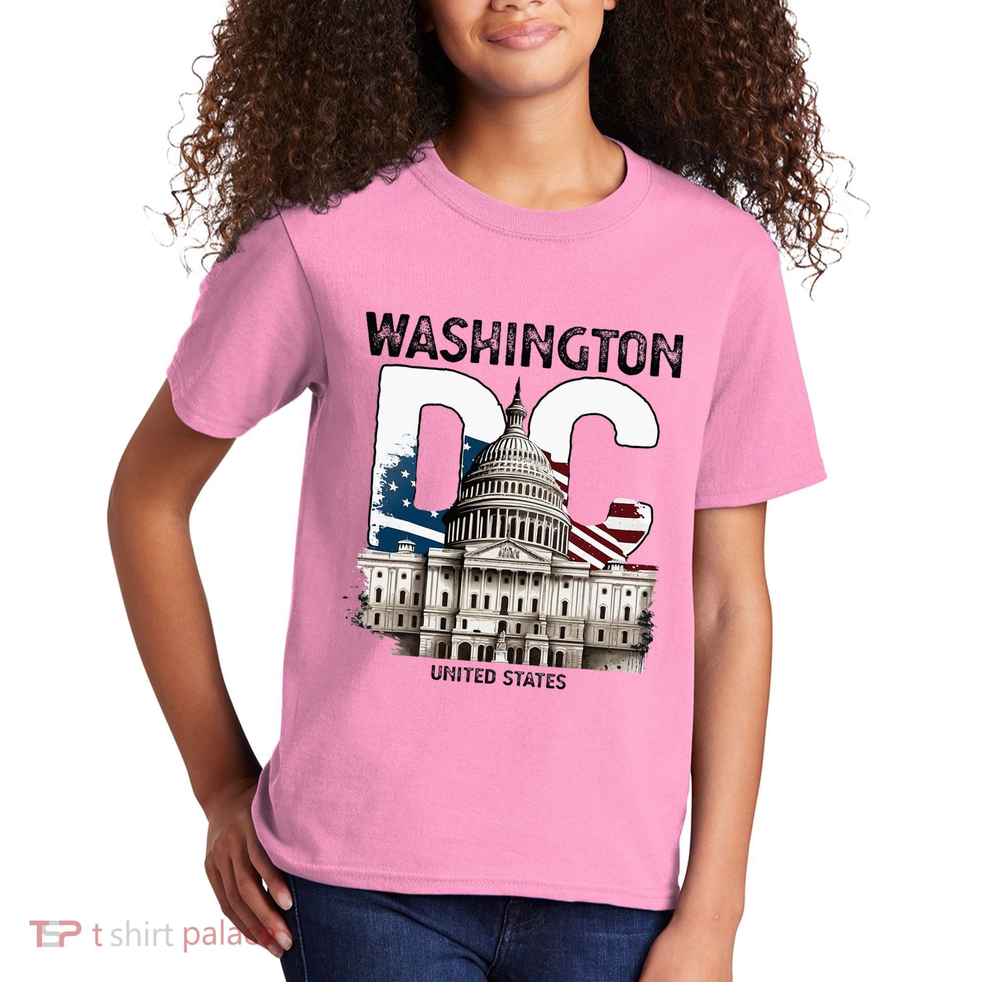 Washington Dc Capitol Hill Usa Souvenirs Gifts Kids T-Shirt