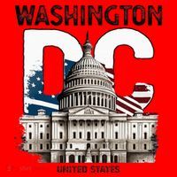 Washington Dc Capitol Hill Usa Souvenirs Gifts Santa Hat thumb 1