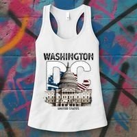 Washington Dc Capitol Hill Usa Souvenirs Gifts Women's Tank Top thumb 3