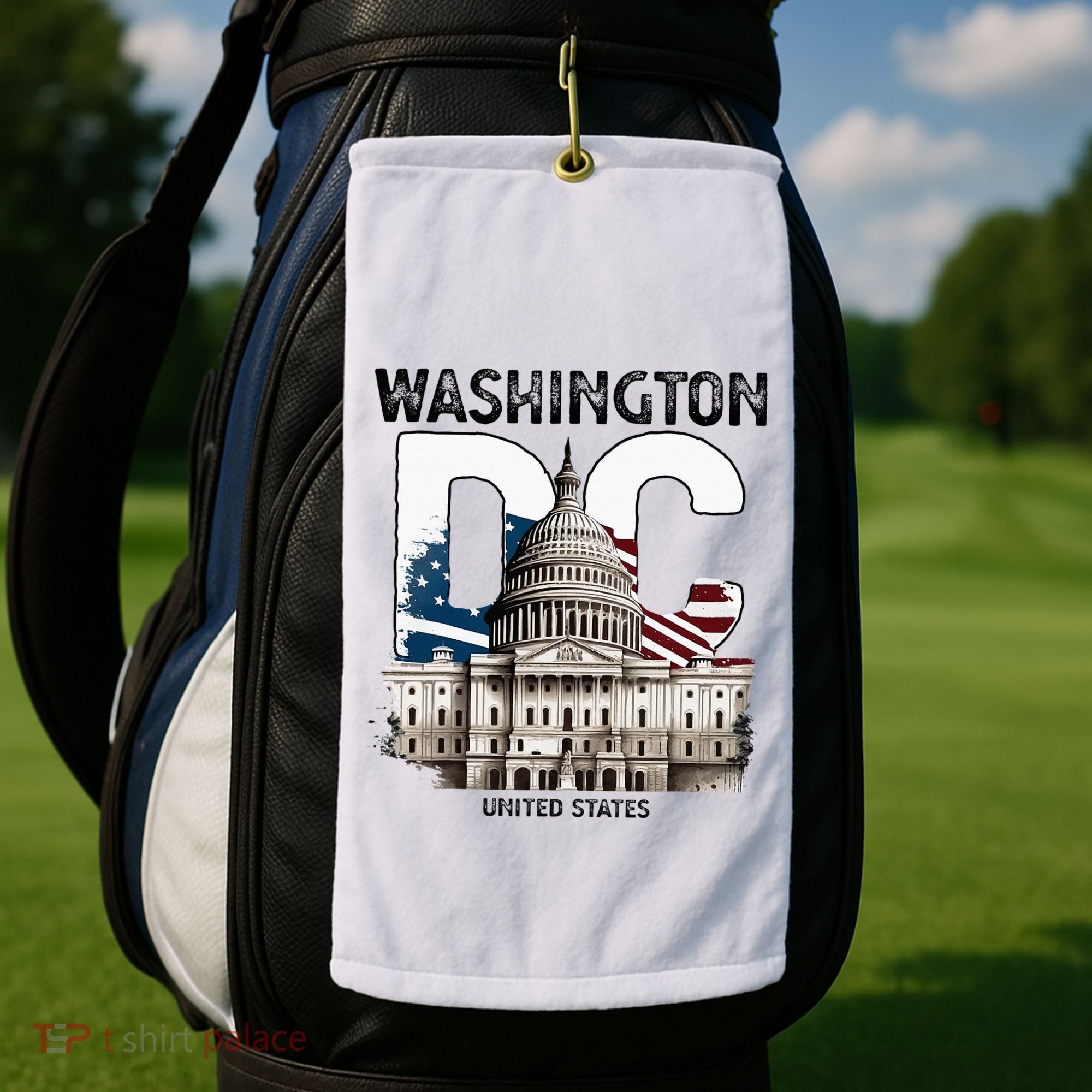 Washington Dc Capitol Hill Usa Souvenirs Gifts Golf Towel