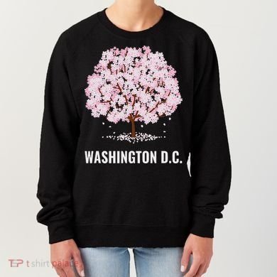Washington Dc Cherry Blossom Tree Bloom Festival Women's Sweatshirt