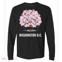 Washington Dc Cherry Blossom Tree Bloom Festival Comfort Colors Heavyweight Long Sleeve T-Shirt thumb 0