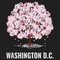 Washington Dc Cherry Blossom Tree Bloom Festival Comfort Colors Heavyweight Long Sleeve T-Shirt thumb 2