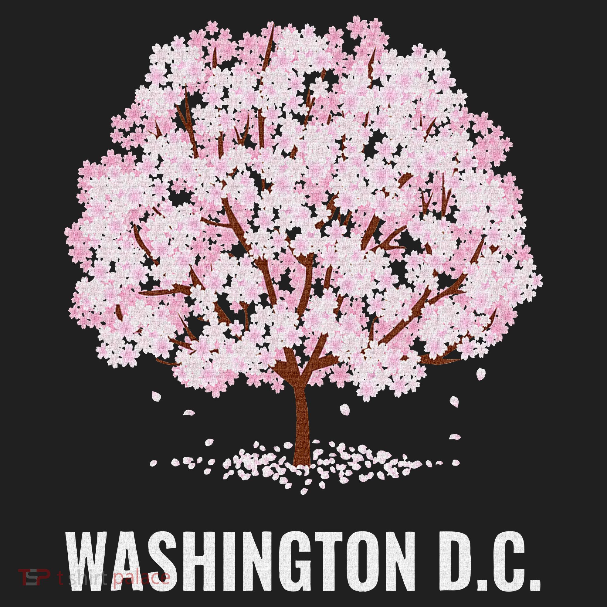 Washington Dc Cherry Blossom Tree Bloom Festival Comfort Colors Heavyweight Long Sleeve T-Shirt