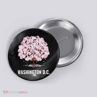 Washington Dc Cherry Blossom Tree Bloom Festival Button