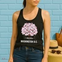 Washington Dc Cherry Blossom Tree Bloom Festival Women's Tank Top thumb 2