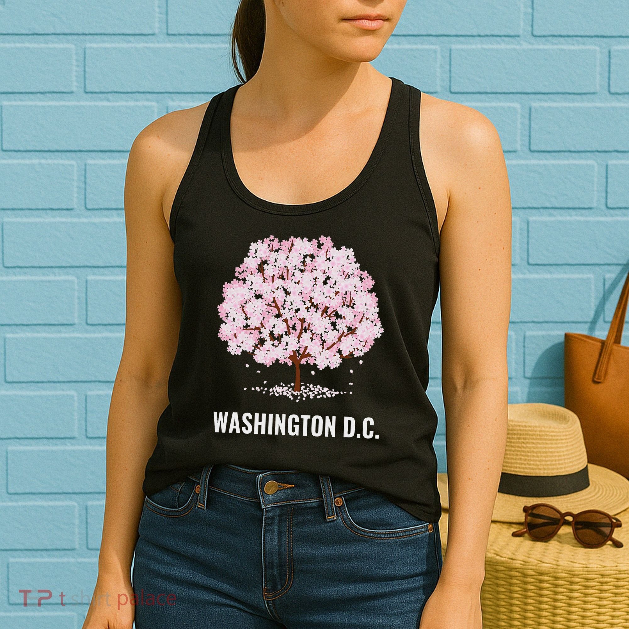 Washington Dc Cherry Blossom Tree Bloom Festival Women's Tank Top