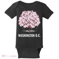 Washington Dc Cherry Blossom Tree Bloom Festival Baby Bodysuit thumb 0
