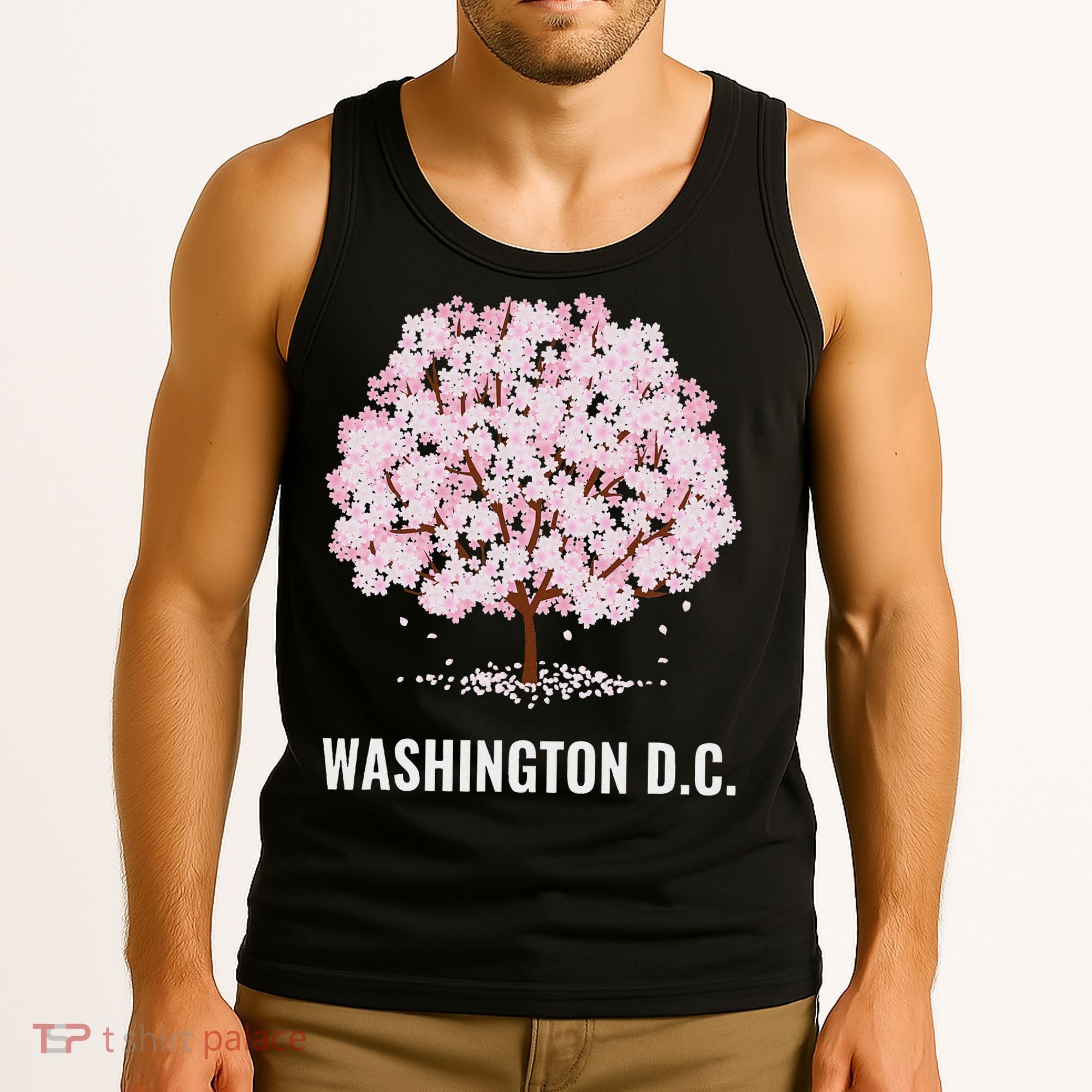 Washington Dc Cherry Blossom Tree Bloom Festival Tank Top