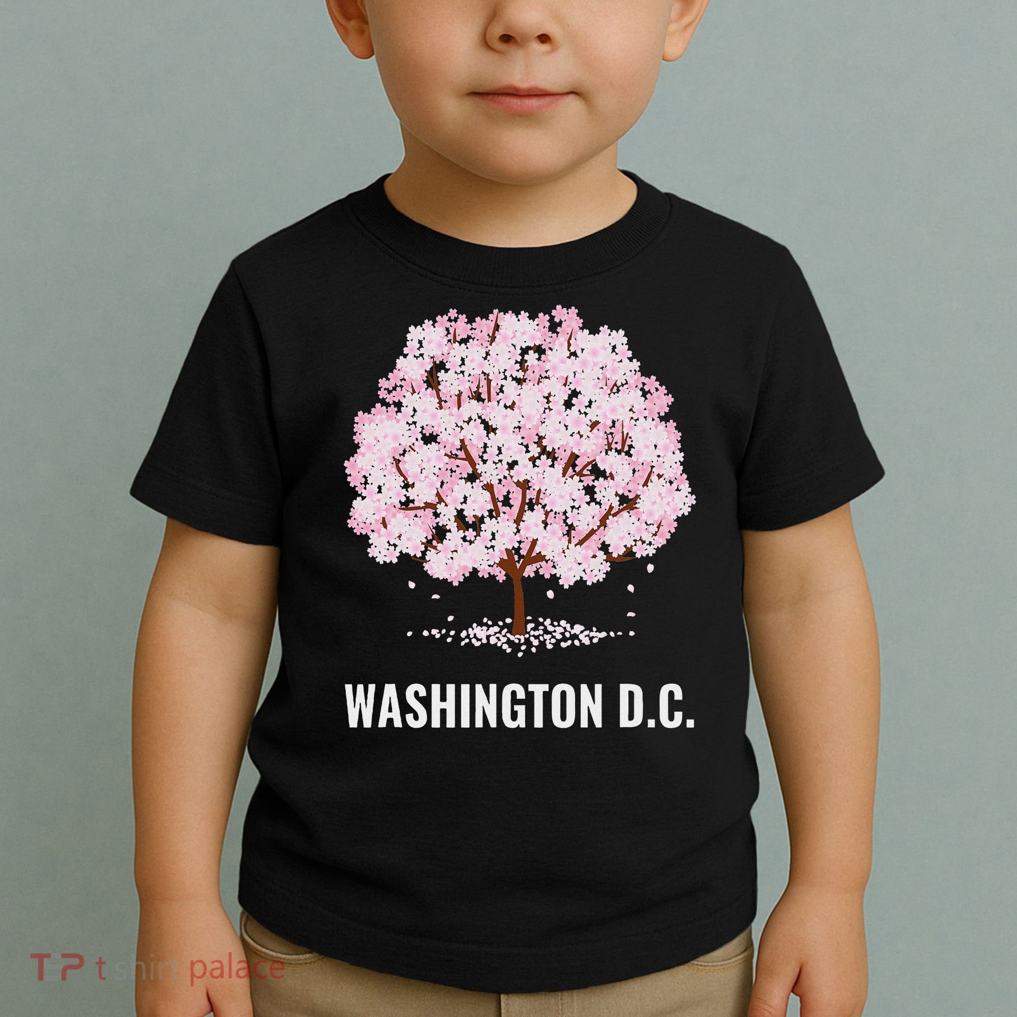 Washington Dc Cherry Blossom Tree Bloom Festival Toddler T-Shirt