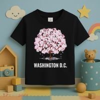 Washington Dc Cherry Blossom Tree Bloom Festival Toddler T-Shirt thumb 3