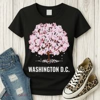 Washington Dc Cherry Blossom Tree Bloom Festival Women's T-Shirt thumb 3