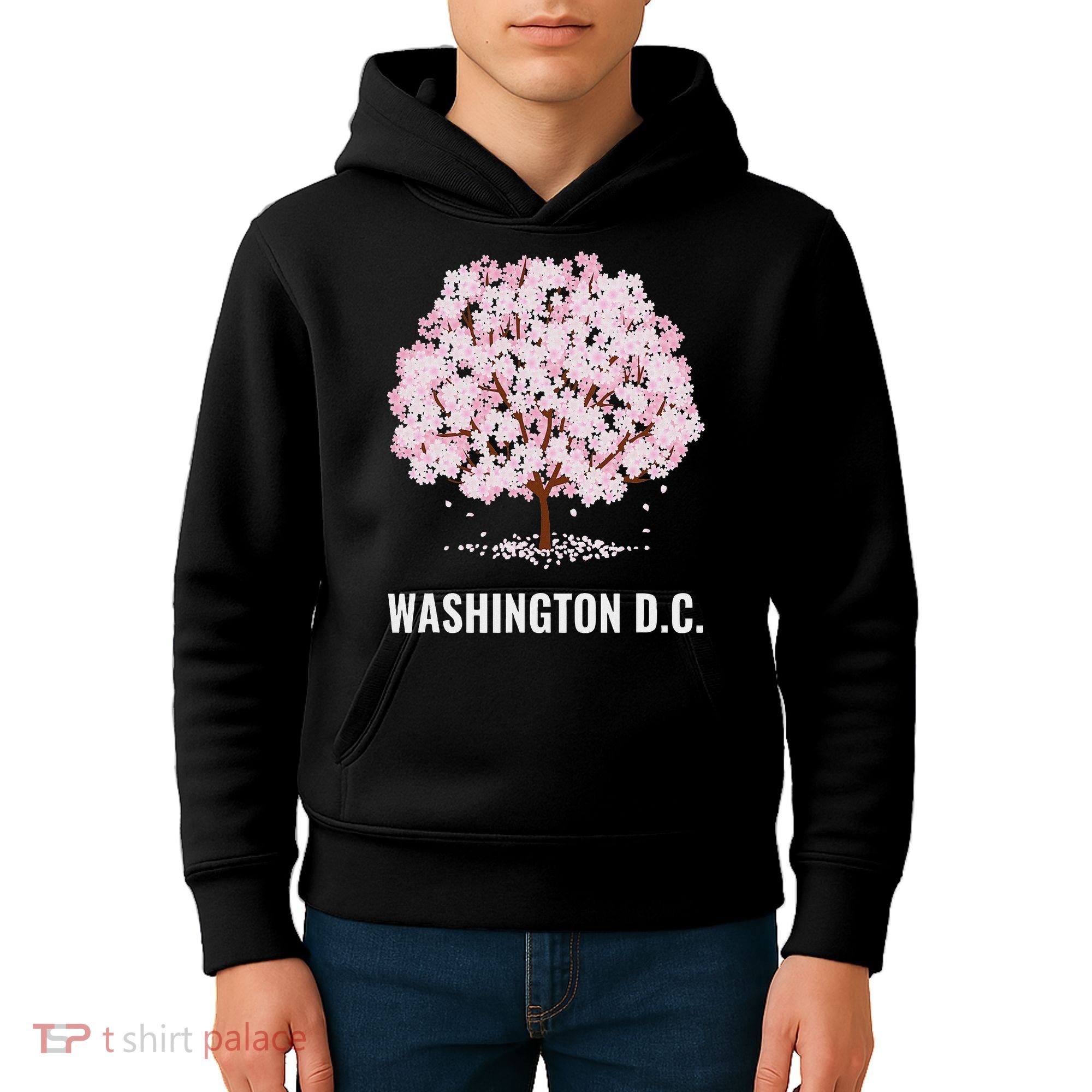Washington Dc Cherry Blossom Tree Bloom Festival Kids Hoodie