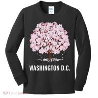 Washington Dc Cherry Blossom Tree Bloom Festival Kids Long Sleeve Shirt thumb 0
