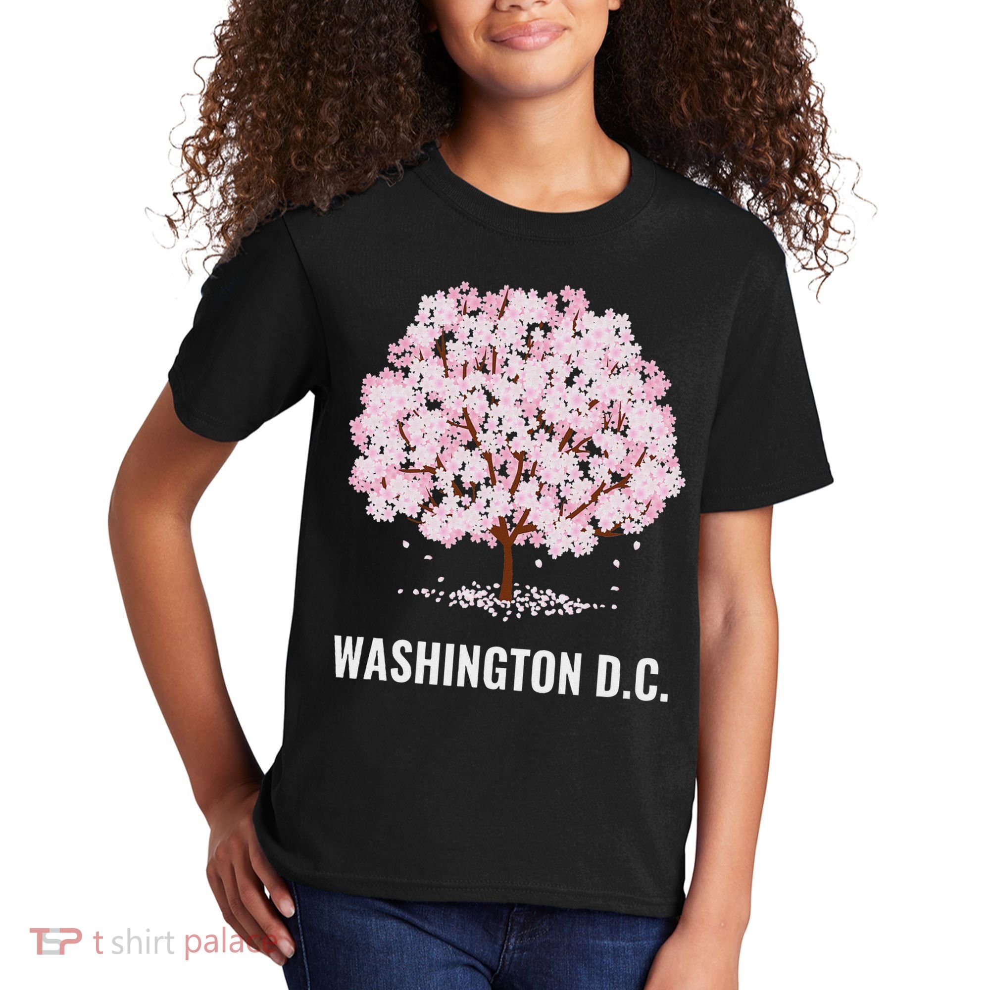 Washington Dc Cherry Blossom Tree Bloom Festival Kids T-Shirt