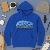 Washington Dc Capital Skyline Silhouette Great Gift Hoodie thumb 3