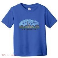 Washington Dc Capital Skyline Silhouette Great Gift Toddler T-Shirt thumb 0