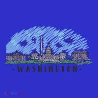 Washington Dc Capital Skyline Silhouette Great Gift Women's T-Shirt thumb 6