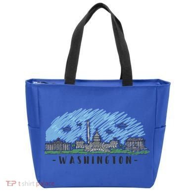 Washington Dc Capital Skyline Silhouette Great Gift Tote Bag