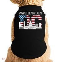 Washington Dc Capitol Hill Usa Flag Souvenir Great Gift Doggie Tank thumb 0