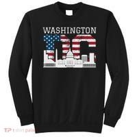 Washington Dc Capitol Hill Usa Flag Souvenir Great Gift Sweatshirt thumb 0