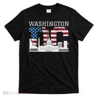 Washington Dc Capitol Hill Usa Flag Souvenir Great Gift T-Shirt thumb 0