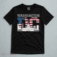 Washington Dc Capitol Hill Usa Flag Souvenir Great Gift T-Shirt thumb 5