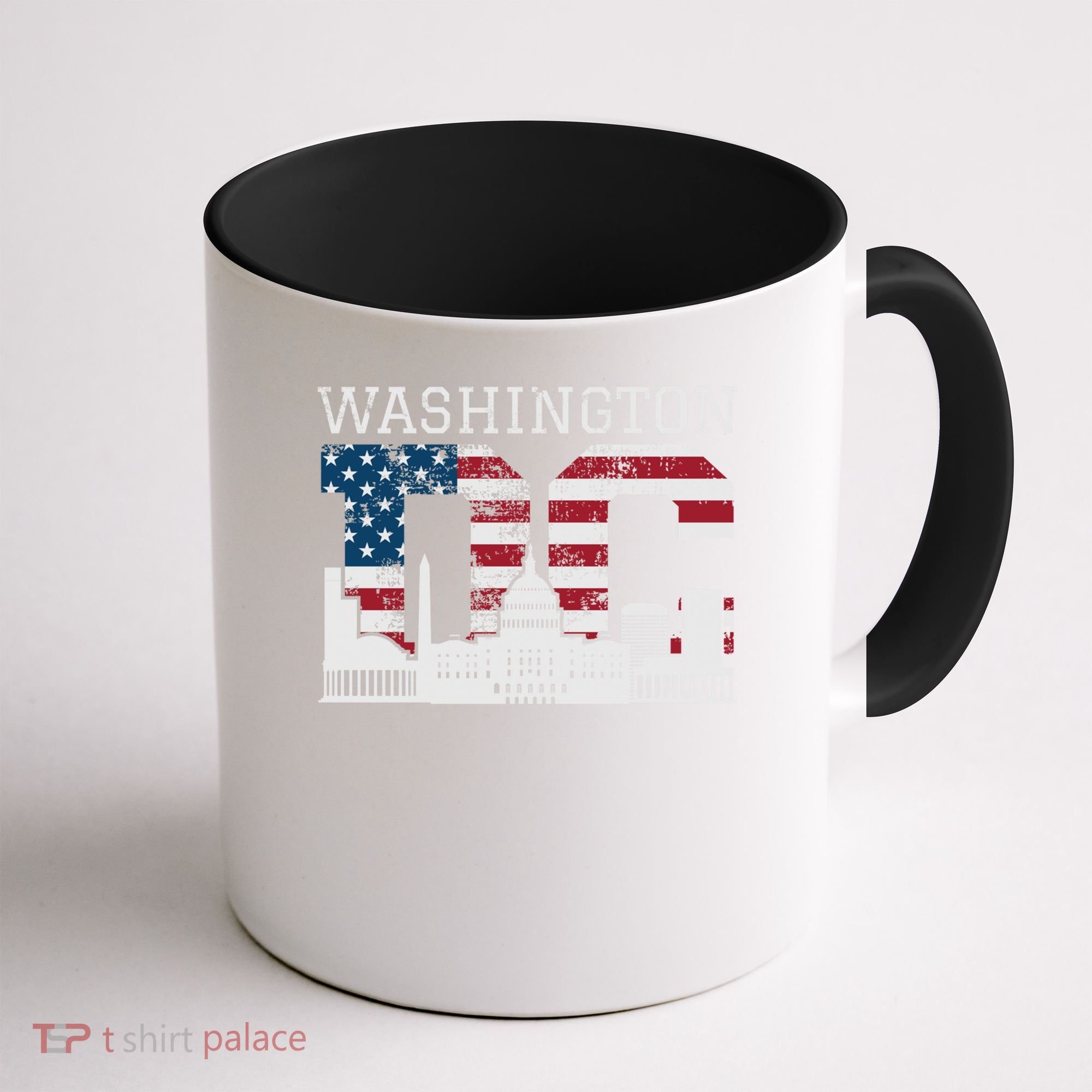 Washington Dc Capitol Hill Usa Flag Souvenir Great Gift Coffee Mug